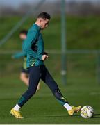 15 November 2022; Alan Browne during a Republic of Ireland training session at the FAI National Training Centre in Abbotstown, Dublin. Photo by Seb Daly/Sportsfile