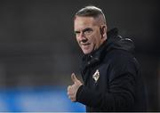 15 November 2022; Northern Ireland manager Kenny Shiels during the International friendly match between Northern Ireland and Italy at Seaview in Belfast. Photo by Ramsey Cardy/Sportsfile