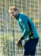 16 November 2022; Goalkeeper Caoimhin Kelleher during a Republic of Ireland training session at the FAI National Training Centre in Abbotstown, Dublin. Photo by Seb Daly/Sportsfile