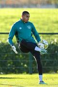 16 November 2022; Goalkeeper Gavin Bazunu during a Republic of Ireland training session at the FAI National Training Centre in Abbotstown, Dublin. Photo by Seb Daly/Sportsfile