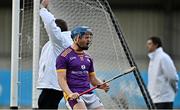 13 November 2022; Oisin O'Rourke of Kilmacud Crokes reacts to a missed chance during the AIB Leinster GAA Hurling Senior Club Championship Quarter-Final match between Kilmacud Crokes and Clough/Ballacolla at Parnell Park in Dublin. Photo by Sam Barnes/Sportsfile
