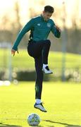 16 November 2022; Nathan Collins during a Republic of Ireland training session at the FAI National Training Centre in Abbotstown, Dublin. Photo by Seb Daly/Sportsfile