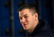 16 November 2022; Jonathan Sexton during an Ireland rugby press conference at IRFU High Performance Centre at the Sport Ireland Campus in Dublin. Photo by Harry Murphy/Sportsfile