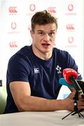 16 November 2022; Josh van der Flier during an Ireland rugby press conference at IRFU High Performance Centre at the Sport Ireland Campus in Dublin. Photo by Harry Murphy/Sportsfile
