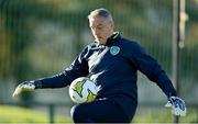 16 November 2022; Goalkeeping coach Dean Kiely during a Republic of Ireland training session at the FAI National Training Centre in Abbotstown, Dublin. Photo by Seb Daly/Sportsfile