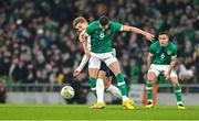 17 November 2022; Alan Browne of Republic of Ireland, in action against Martin Ødegaard of Norway, during the International Friendly match between Republic of Ireland and Norway at the Aviva Stadium in Dublin. Photo by Eóin Noonan/Sportsfile