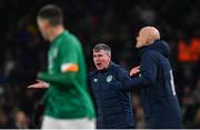 17 November 2022; Republic of Ireland manager Stephen Kenny during the International Friendly match between Republic of Ireland and Norway at the Aviva Stadium in Dublin. Photo by Piaras Ó Mídheach/Sportsfile