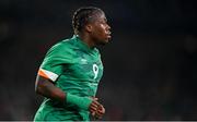 17 November 2022; Michael Obafemi of Republic of Ireland during the International Friendly match between Republic of Ireland and Norway at the Aviva Stadium in Dublin. Photo by Seb Daly/Sportsfile