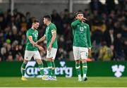 17 November 2022; Jeff Hendrick of Republic of Ireland after his side conceded a second goal during the International Friendly match between Republic of Ireland and Norway at the Aviva Stadium in Dublin. Photo by Seb Daly/Sportsfile