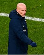 17 November 2022; Norway manager Ståle Solbakken during the International Friendly match between Republic of Ireland and Norway at the Aviva Stadium in Dublin. Photo by Ben McShane/Sportsfile