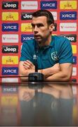 19 November 2022; Seamus Coleman during a Republic of Ireland media conference at the Ta' Qali National Stadium in Attard, Malta. Photo by Seb Daly/Sportsfile