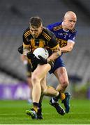 19 November 2022; Luke Loughlin of The Downs in action against Ciarán Ó Fearraigh of Ratoath during the AIB Leinster GAA Football Senior Club Championship Semi-Final match between The Downs and Ratoath at Croke Park in Dublin. Photo by Daire Brennan/Sportsfile