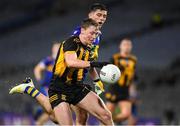 19 November 2022; Jonathan Lynam of The Downs in action against Keith McCabe of Ratoath during the AIB Leinster GAA Football Senior Club Championship Semi-Final match between The Downs and Ratoath at Croke Park in Dublin. Photo by Daire Brennan/Sportsfile