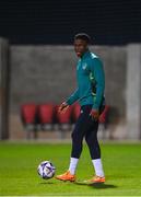 19 November 2022; Chiedozie Ogbene during a Republic of Ireland training session at the National Stadium training grounds in Ta' Qali, Malta. Photo by Seb Daly/Sportsfile
