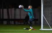 19 November 2022; Goalkeeper Caoimhin Kelleher during a Republic of Ireland training session at the National Stadium training grounds in Ta' Qali, Malta. Photo by Seb Daly/Sportsfile