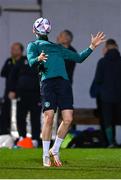 19 November 2022; Darragh Lenihan during a Republic of Ireland training session at the National Stadium training grounds in Ta' Qali, Malta. Photo by Seb Daly/Sportsfile
