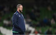19 November 2022; Ireland head coach Andy Farrell before the Bank of Ireland Nations Series match between Ireland and Australia at the Aviva Stadium in Dublin. Photo by Ramsey Cardy/Sportsfile