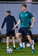 19 November 2022; Nathan Collins during a Republic of Ireland training session at the National Stadium training grounds in Ta' Qali, Malta. Photo by Seb Daly/Sportsfile