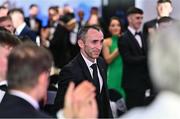 19 November 2022; Merit Award winner Ollie Cahill makes his way to the stage during the PFA Ireland Awards 2022 at the Marker Hotel in Dublin. Photo by Sam Barnes/Sportsfile