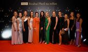 19 November 2022; Meath players upon arrival at the TG4 All-Ireland Ladies Football All Stars Awards banquet, in association with Lidl, at the Bonnington Dublin Hotel. Photo by Eóin Noonan/Sportsfile