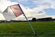 20 November 2022; A general view of  a sideline  flag before the AIB Connacht GAA Football Senior Club Championship Semi-Final match between Moycullen and Strokestown at Tuam Stadium in Tuam, Galway. Photo by Sam Barnes/Sportsfile