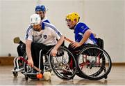 20 November 2022; Action during the M.Donnelly GAA Wheelchair Hurling / Camogie All-Ireland Finals 2022 match between Munster and Connacht at Ashbourne Community School in Ashbourne, Meath. Photo by Eóin Noonan/Sportsfile