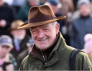 20 November 2022; Trainer Willie Mullins after sending out State Man to win The Unibet Morgiana Hurdle during day two of the Punchestown Festival at Punchestown Racecourse in Kildare. Photo by Matt Browne/Sportsfile