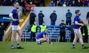 20 November 2022; Ben Cunningham of St Finbarr’s and his team mates watch as his last minute 65 attempt goes wide during the AIB Munster GAA Hurling Senior Club Championship Semi-Final match between Ballyea and St Finbarr's at Cusack Park in Ennis, Clare. Photo by Daire Brennan/Sportsfile