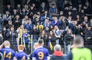 20 November 2022; St Finbarr's supporters applaud their players after the AIB Munster GAA Hurling Senior Club Championship Semi-Final match between Ballyea and St Finbarr's at Cusack Park in Ennis, Clare. Photo by Daire Brennan/Sportsfile