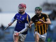 20 November 2022; Ben O’Connor of St Finbarr’s in action against Aaron Griffin of Ballyea during the AIB Munster GAA Hurling Senior Club Championship Semi-Final match between Ballyea and St Finbarr's at Cusack Park in Ennis, Clare. Photo by Daire Brennan/Sportsfile