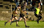 20 November 2022; Cathal Compton of Strokestown celebrates after scoring a late point to level the game  during the AIB Connacht GAA Football Senior Club Championship Semi-Final match between Moycullen and Strokestown at Tuam Stadium in Tuam, Galway. Photo by Sam Barnes/Sportsfile