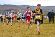 20 November 2022; Albert Maher of Dundrum AC, Tipperary, competing in the Boys U12 2000m during the 123.ie Senior and Even Age Cross County Championships at Rosapenna Golf Course in Rosapenna, Donegal. Photo by Ben McShane/Sportsfile