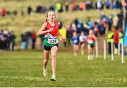 20 November 2022; Freya Renton of Westport AC, Mayo, on her way to winning the Girls U14 3000m during the 123.ie Senior and Even Age Cross County Championships at Rosapenna Golf Course in Rosapenna, Donegal. Photo by Ben McShane/Sportsfile