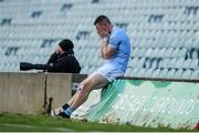 20 November 2022; Mike Foley of Na Piarsaigh following his substitution after picking up an injury during the AIB Munster GAA Hurling Senior Club Championship Semi-Final match between Na Piarsaigh and Ballygunner at TUS Gaelic Grounds in Limerick. Photo by Michael P Ryan/Sportsfile