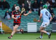 20 November 2022; Dessie Hutchinson of Ballygunner in action against Emmet McEvoy of Na Piarsaigh during the AIB Munster GAA Hurling Senior Club Championship Semi-Final match between Na Piarsaigh and Ballygunner at TUS Gaelic Grounds in Limerick. Photo by Michael P Ryan/Sportsfile