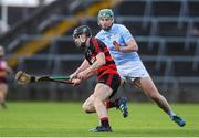 20 November 2022; Kevin Mahony of Ballygunner in action against Ronan Lynch of Na Piarsaigh during the AIB Munster GAA Hurling Senior Club Championship Semi-Final match between Na Piarsaigh and Ballygunner at TUS Gaelic Grounds in Limerick. Photo by Michael P Ryan/Sportsfile