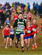 20 November 2022; Alan Corcoran of Castlegar AC, Galway, competing in the Boys U14 3000m during the 123.ie Senior and Even Age Cross County Championships at Rosapenna Golf Course in Rosapenna, Donegal. Photo by Ben McShane/Sportsfile