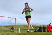 20 November 2022; Sholah Lawrence of Ace Athletics Club AC, Louth, competing in the Girls U16 4000m during the 123.ie Senior and Even Age Cross County Championships at Rosapenna Golf Course in Rosapenna, Donegal. Photo by Ben McShane/Sportsfile