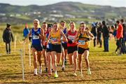 20 November 2022; A view of the leaders in the Senior Women's 8000m during the 123.ie Senior and Even Age Cross County Championships at Rosapenna Golf Course in Rosapenna, Donegal. Photo by Ben McShane/Sportsfile