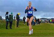 20 November 2022; Jodie McCann of Dublin City Harriers AC, Dublin, competing in the Senior Women's 8000m during the 123.ie Senior and Even Age Cross County Championships at Rosapenna Golf Course in Rosapenna, Donegal. Photo by Ben McShane/Sportsfile