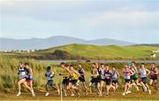 20 November 2022; A view of the field competing in the Men's Senior 10000m during the 123.ie Senior and Even Age Cross County Championships at Rosapenna Golf Course in Rosapenna, Donegal. Photo by Ben McShane/Sportsfile