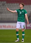 20 November 2022; Nathan Collins of Republic of Ireland during the International Friendly match between Malta and Republic of Ireland at the Ta' Qali National Stadium in Attard, Malta. Photo by Seb Daly/Sportsfile