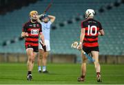20 November 2022; Ballygunner players Peter Hogan, left, and Dessie Hutchinson after their side's victory in the AIB Munster GAA Hurling Senior Club Championship Semi-Final match between Na Piarsaigh and Ballygunner at TUS Gaelic Grounds in Limerick. Photo by Michael P Ryan/Sportsfile