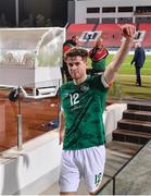 20 November 2022; Nathan Collins of Republic of Ireland after his side's victory in the International Friendly match between Malta and Republic of Ireland at the Ta' Qali National Stadium in Attard, Malta. Photo by Seb Daly/Sportsfile