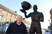 20 November 2022; In attendance at the unveiling of a statue of Cavan’s 1947 & 1948 All-Ireland winning captain John Joe O’Reilly at Market Square in Cavan is former Cavan footballer Stephen King. Photo by Ramsey Cardy/Sportsfile