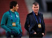 20 November 2022; Republic of Ireland manager Stephen Kenny, right, and coach Keith Andrews before the International Friendly match between Malta and Republic of Ireland at the Ta' Qali National Stadium in Attard, Malta. Photo by Seb Daly/Sportsfile