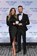 19 November 2022; Cameron Dummigan of Derry City and Shaunagh Jack during the PFA Ireland Awards 2022 at the Marker Hotel in Dublin. Photo by Sam Barnes/Sportsfile