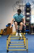21 November 2022; Harry Byrne during a Leinster Rugby gym session at Leinster HQ in Dublin. Photo by Harry Murphy/Sportsfile