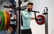 21 November 2022; Robbie Henshaw during a Leinster Rugby gym session at Leinster HQ in Dublin. Photo by Harry Murphy/Sportsfile