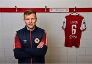 21 November 2022; Jamie Lennon poses for a portrait after he signed a new multi-year contract for St Patrick's Athletic at Richmond Park in Dublin. Photo by Piaras Ó Mídheach/Sportsfile